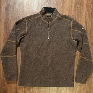 Kuhl Brown Zip Up Sweater